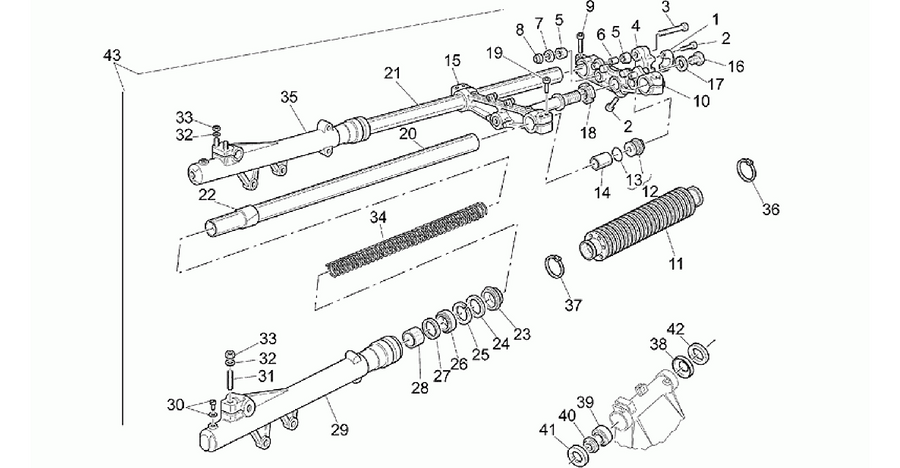Front fork <KM111999
