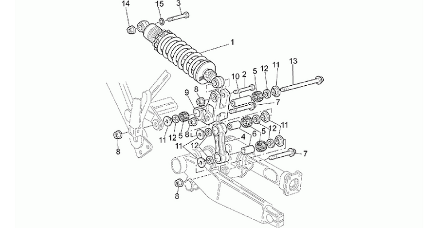 Rear shock absorber