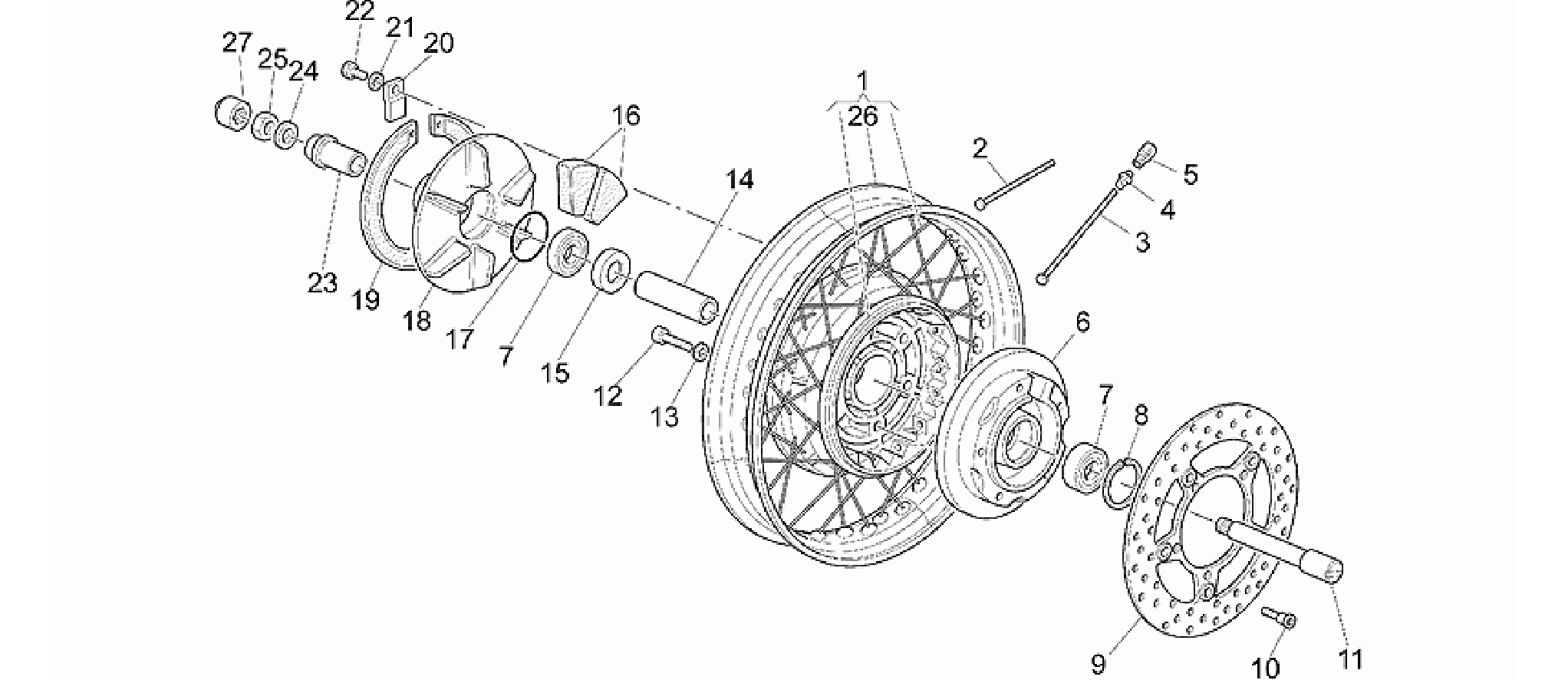 Rear wheel
