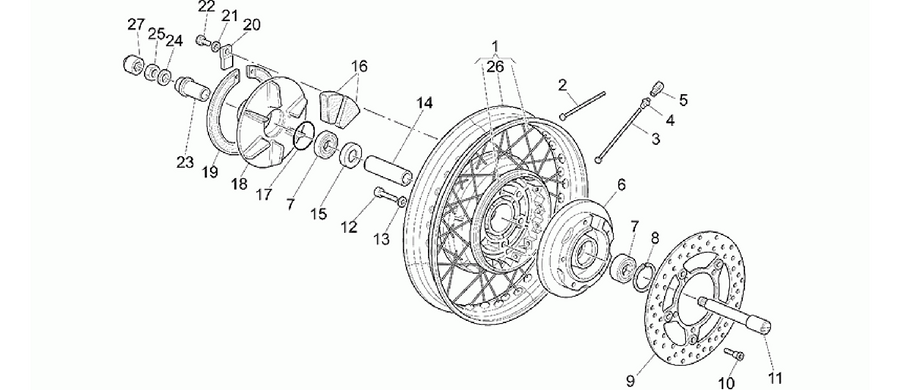 Rear wheel