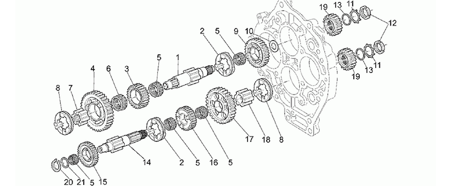 Driven shaft