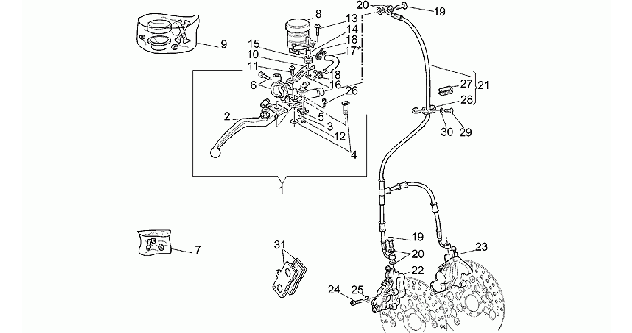 Front brake system