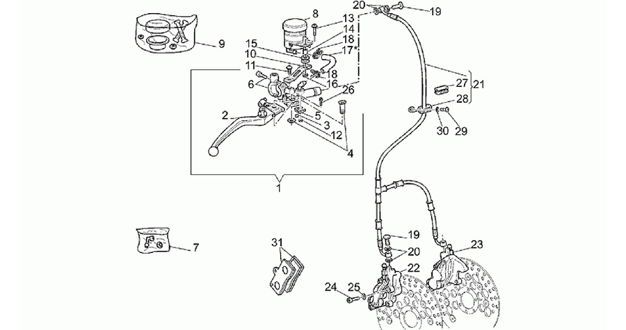 Front brake system
