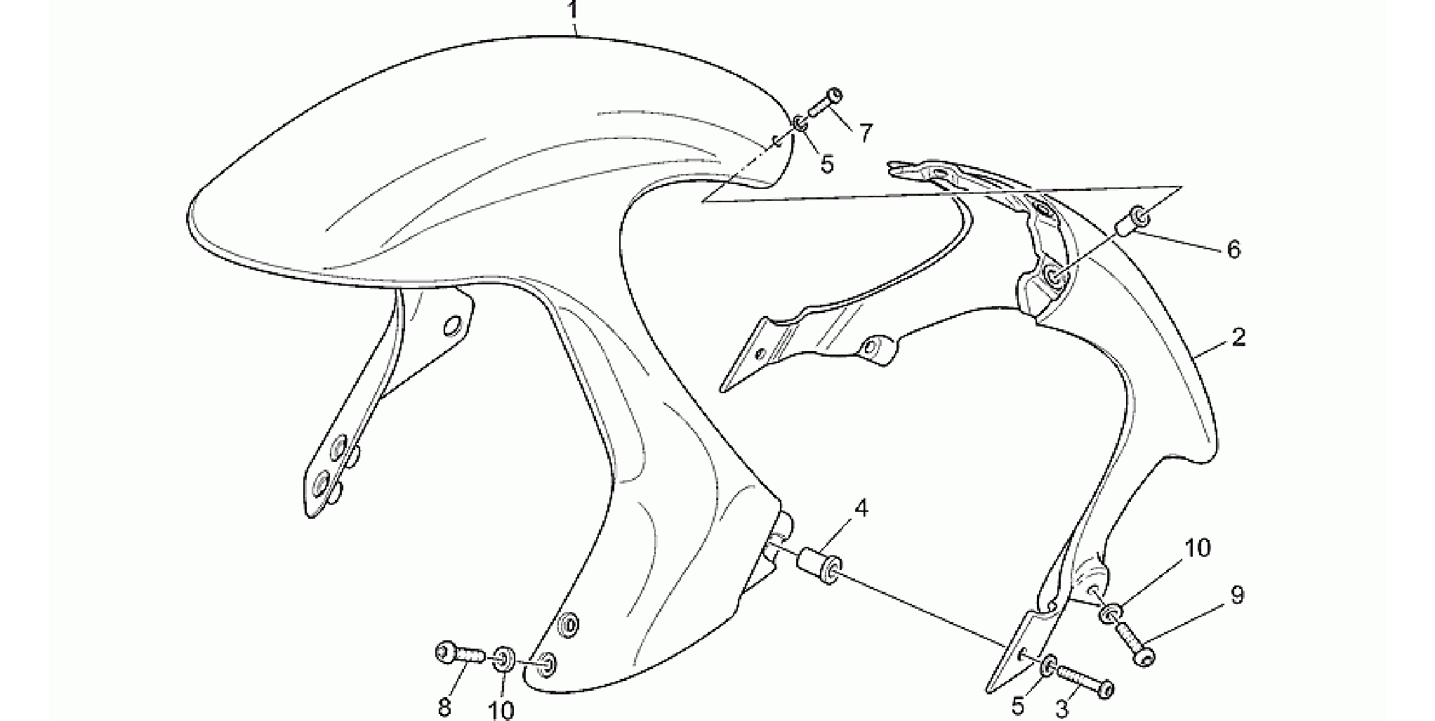 Front mudguard