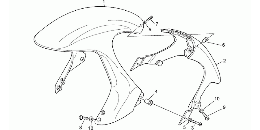 Front mudguard