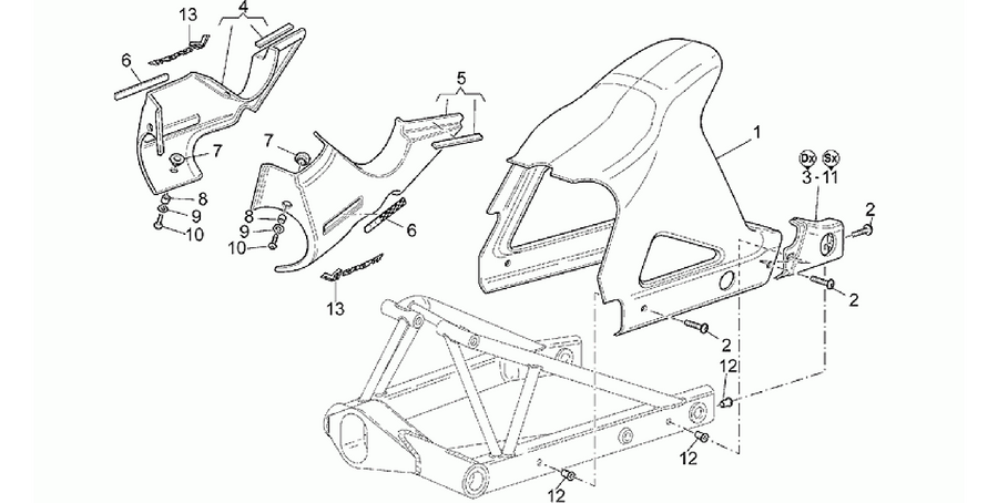 Rear mudguard