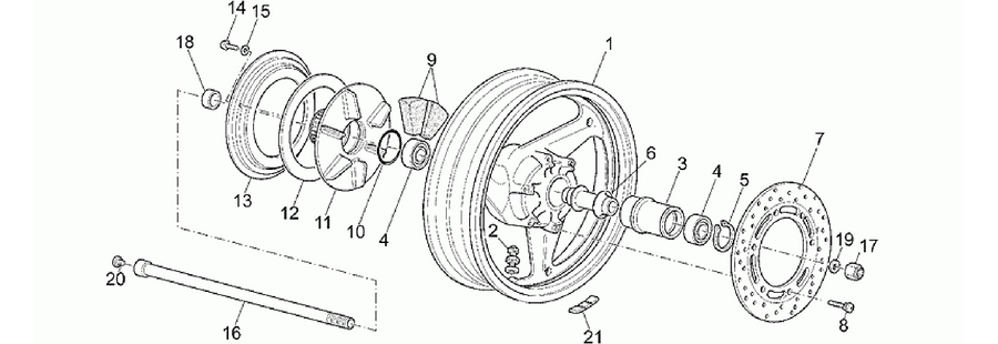 Rear wheel