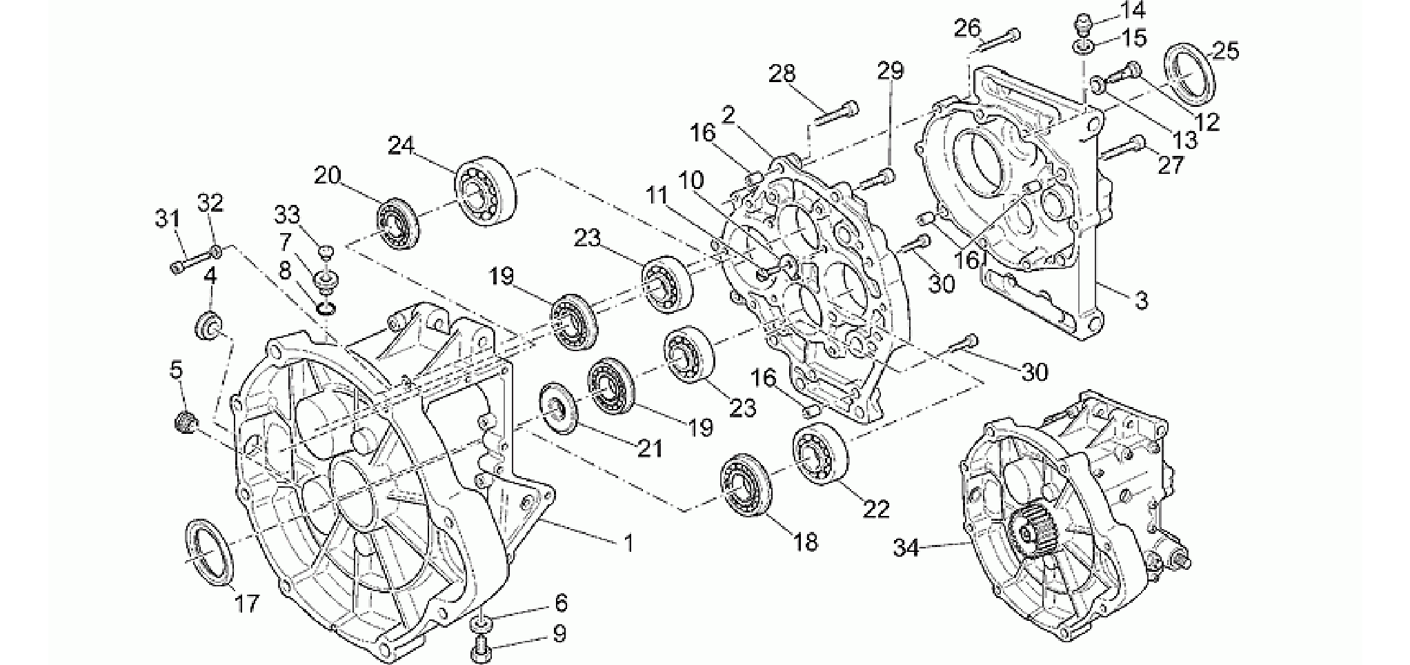 Transmission cage