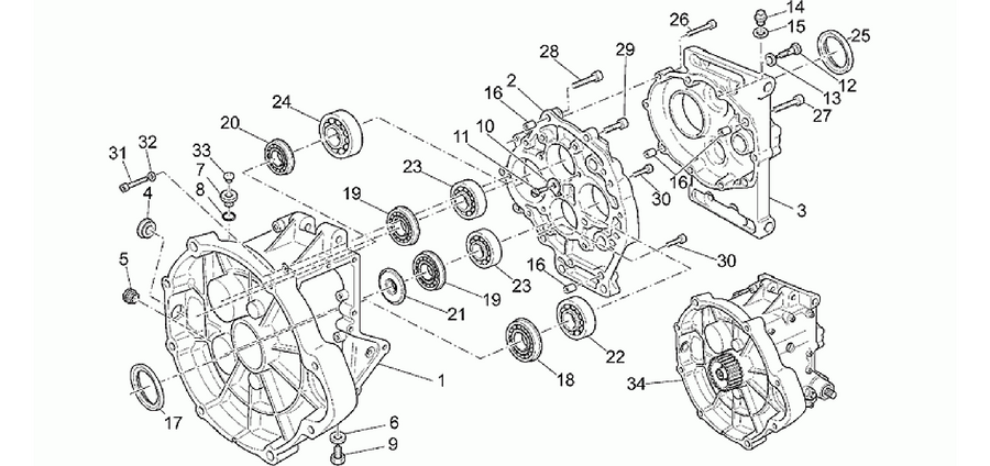 Transmission cage