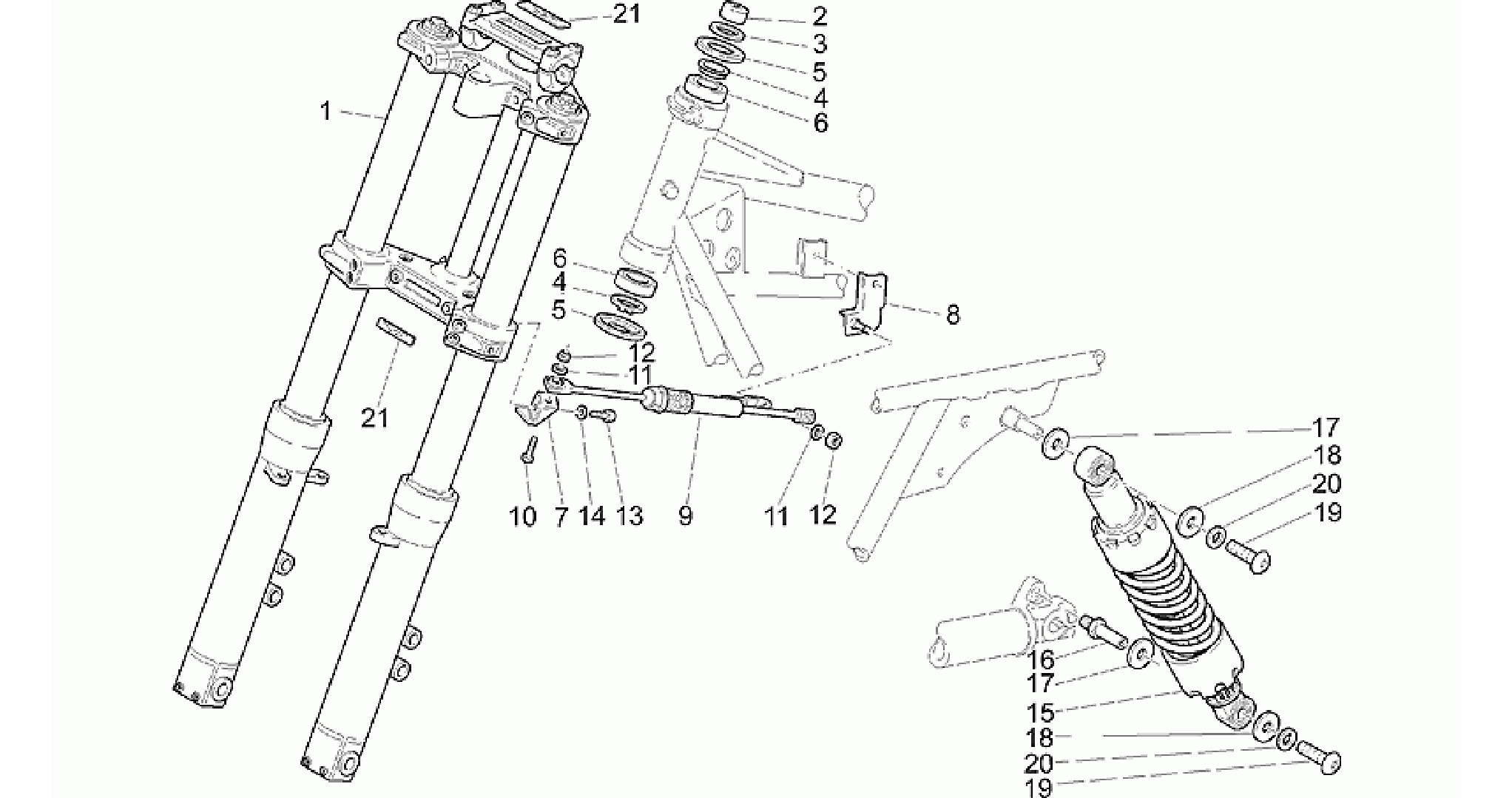 F.fork-R.shock absorber