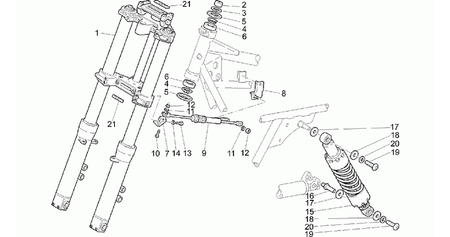 F.fork-R.shock absorber