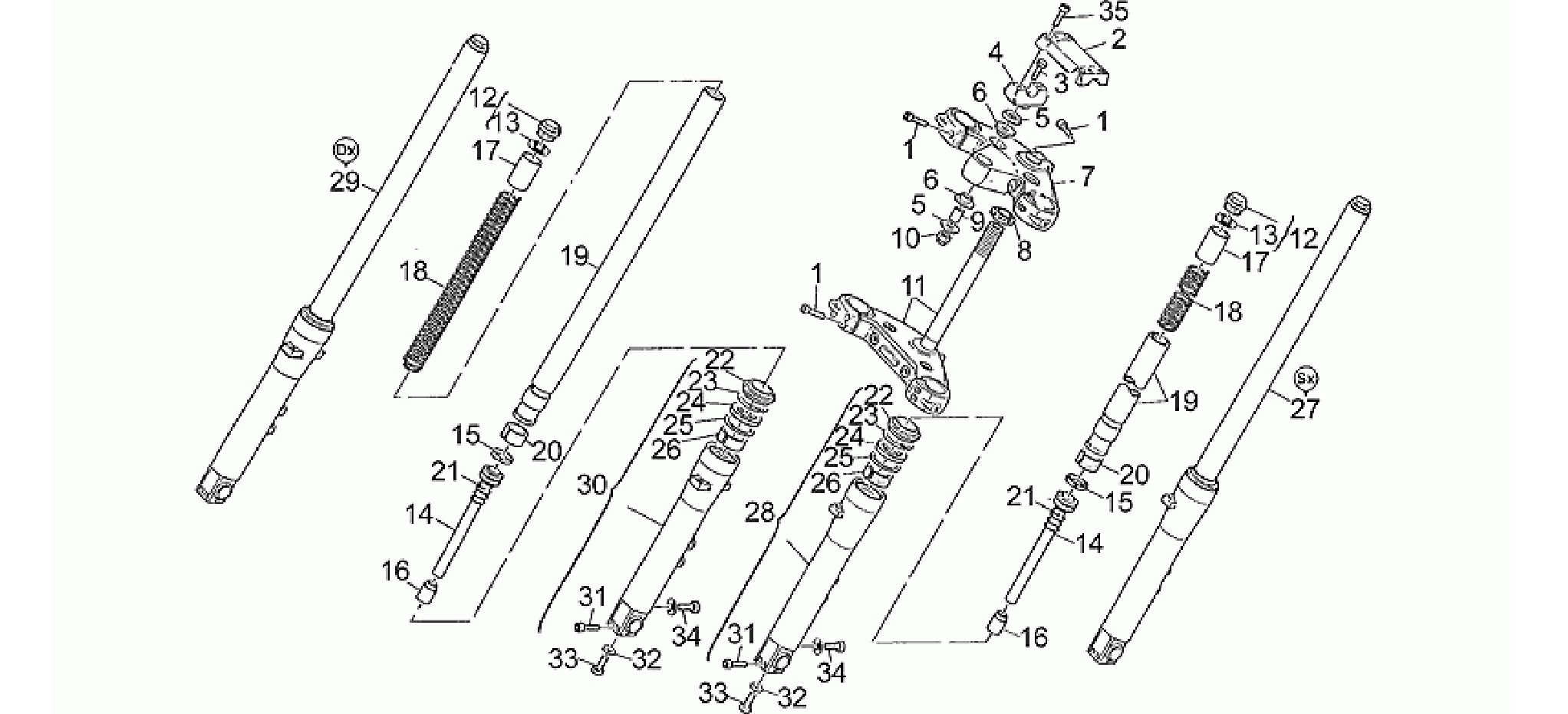 Front fork KD131645>