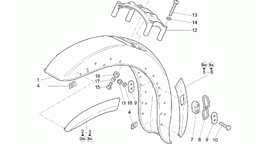 Front mudguard