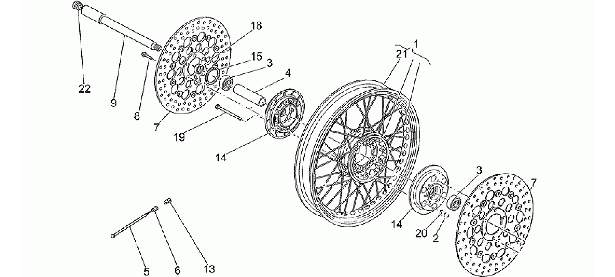 Front wheel KD131645>