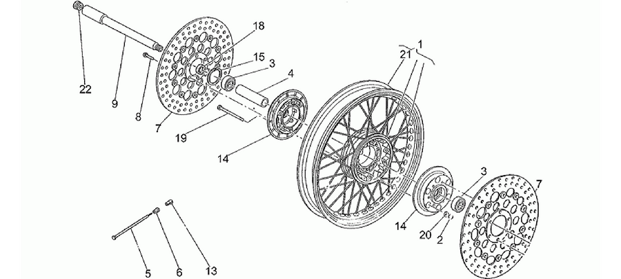 Front wheel KD131645>