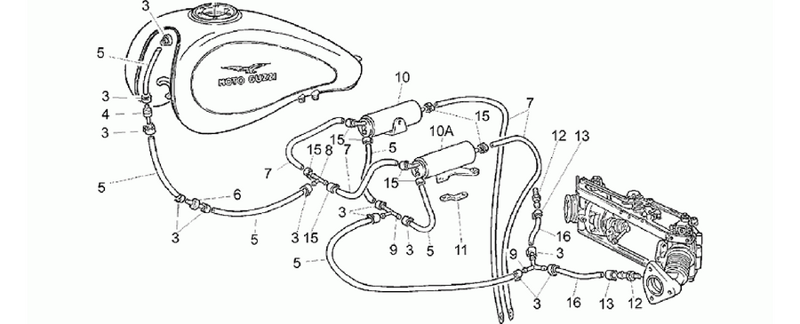 Fuel vapour recover system
