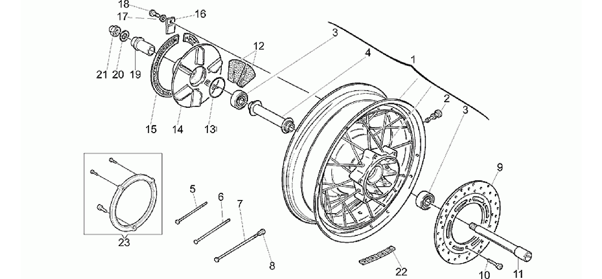 Rear wheel<KD131644