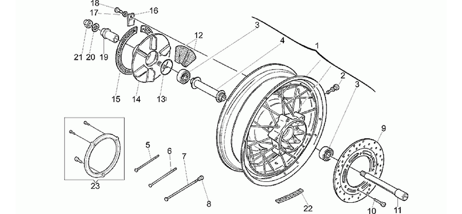 Rear wheel<KD131644