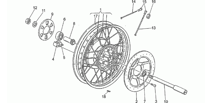 Rear wheel