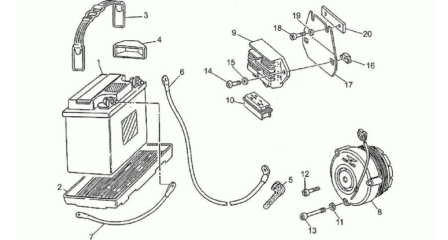 Saprisa battery - generator