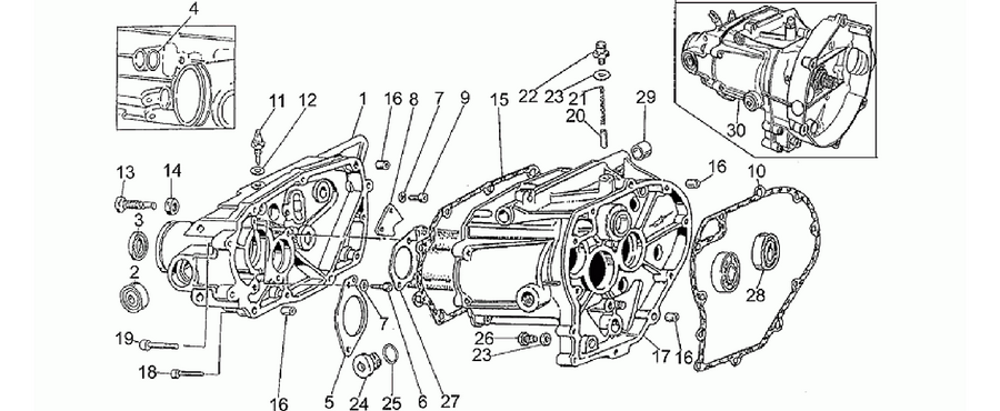 Transmission cage