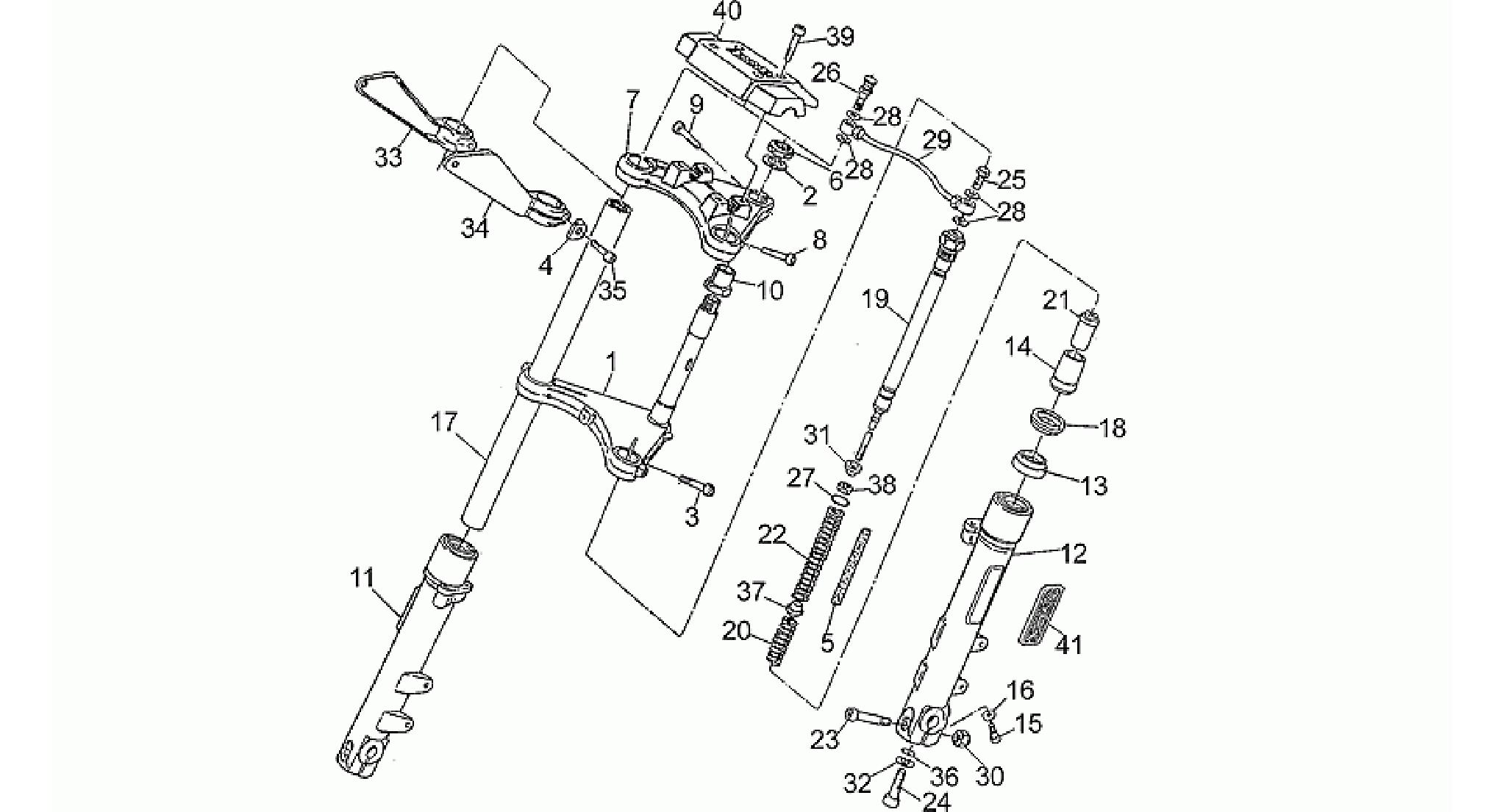 Front shock absorber