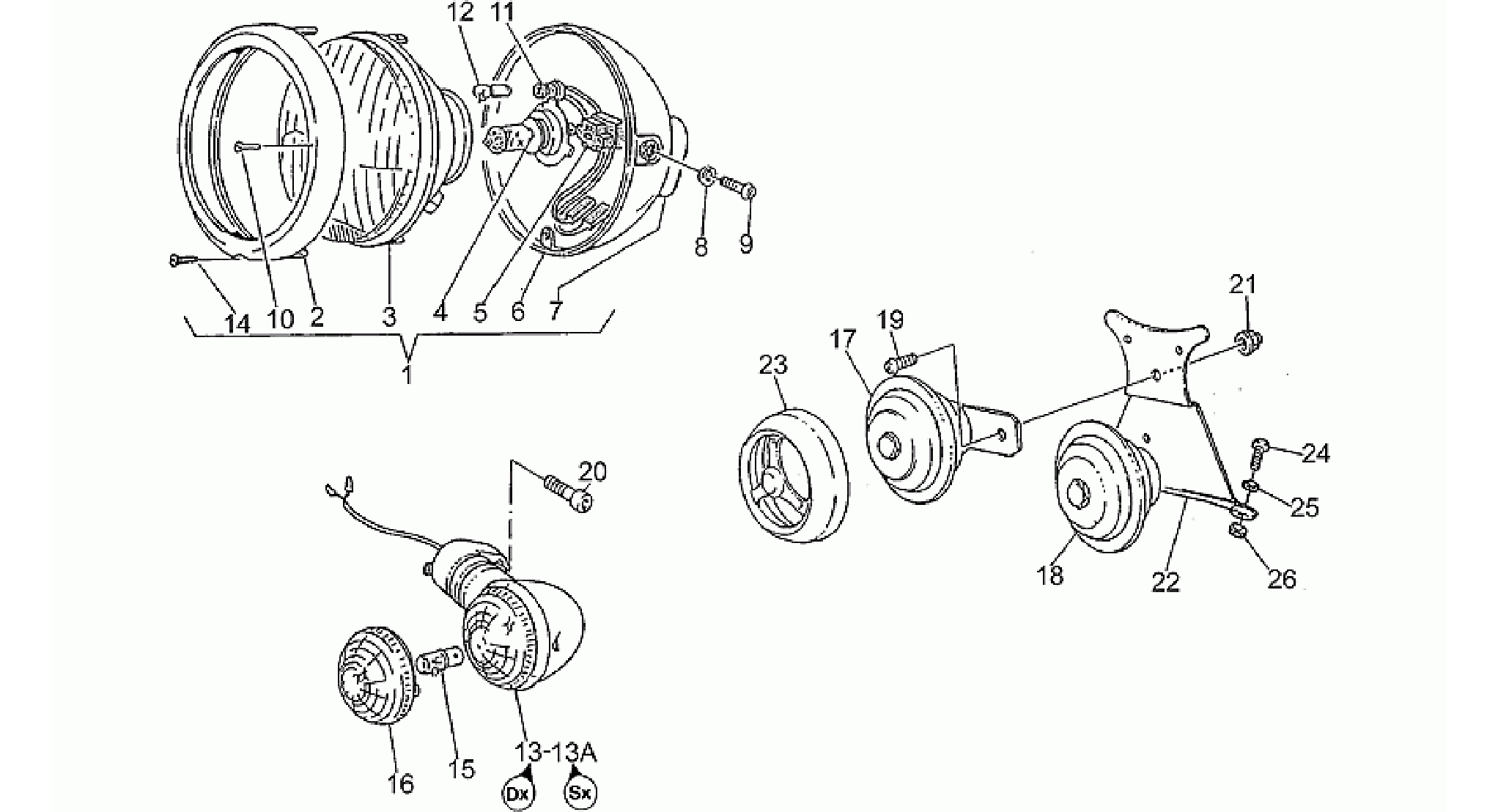 Headlight-Horn