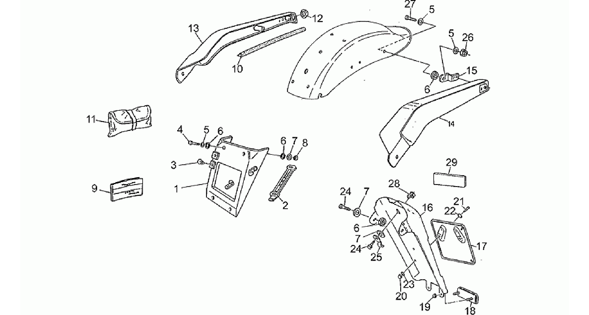 Number plate holder