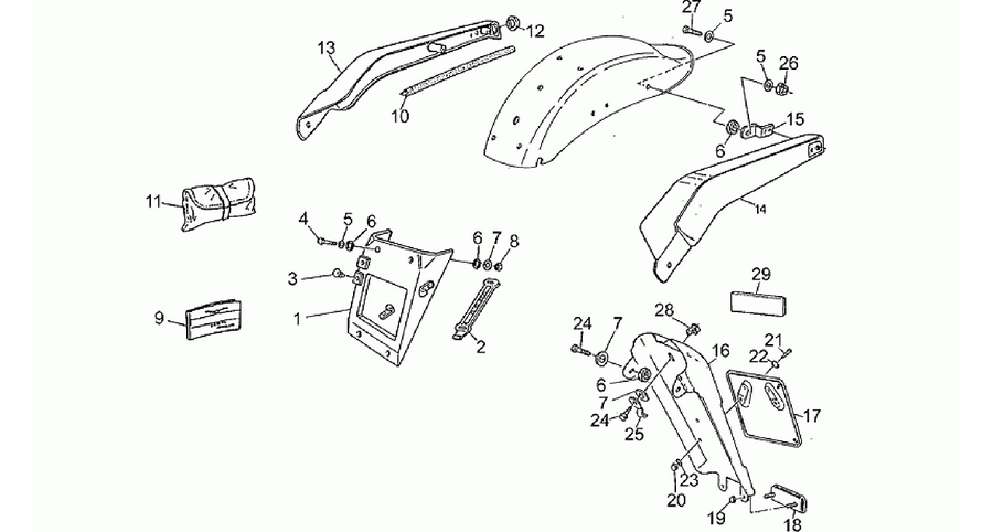 Number plate holder