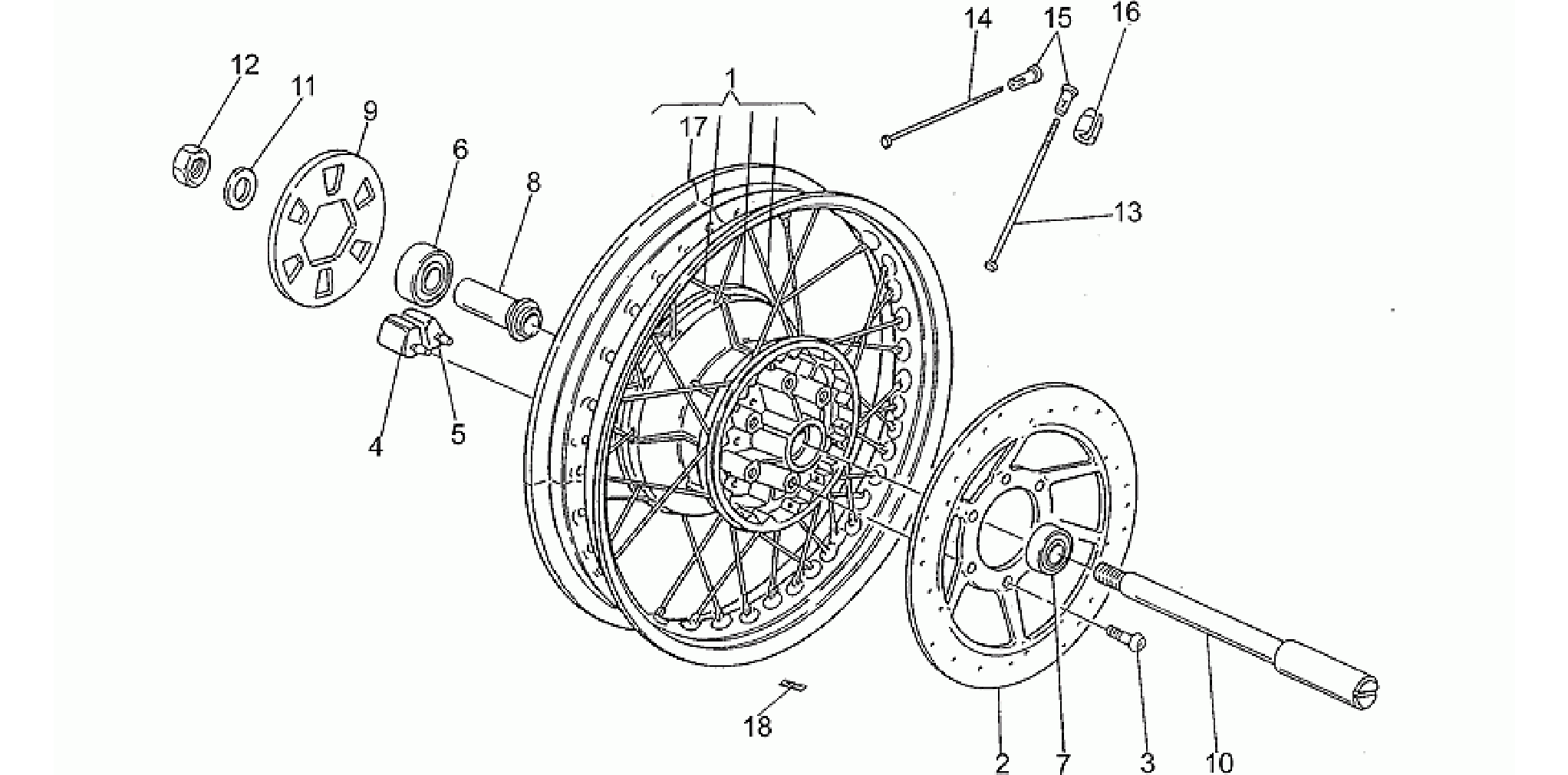 Rear wheel