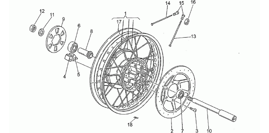 Rear wheel