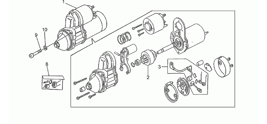 Starter motor (34.39)