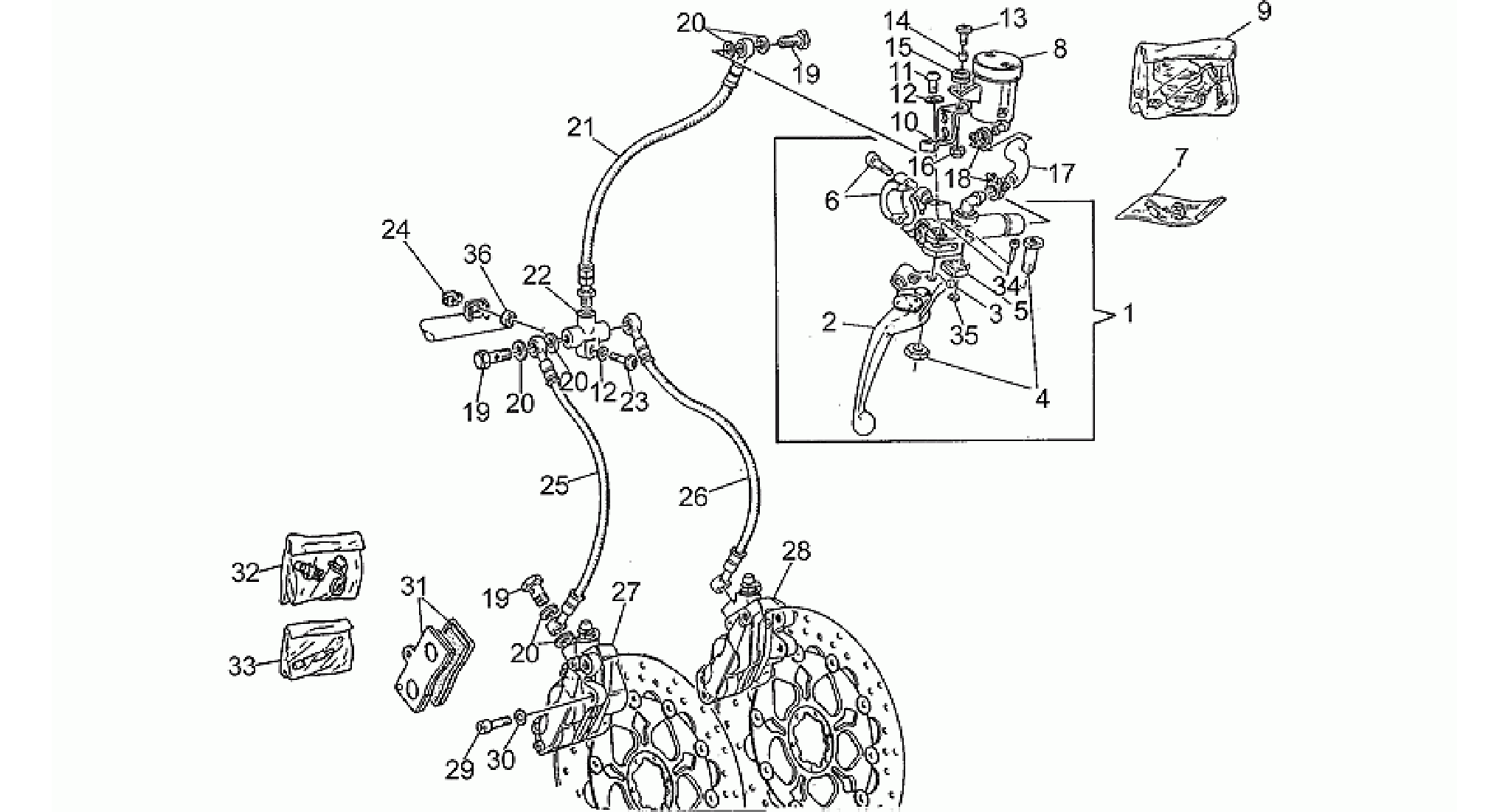 Front brake system