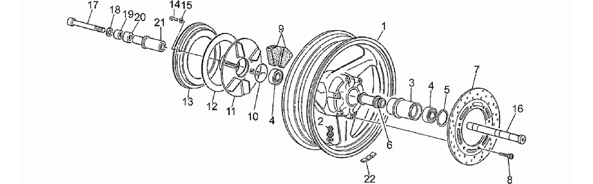 Rear wheel