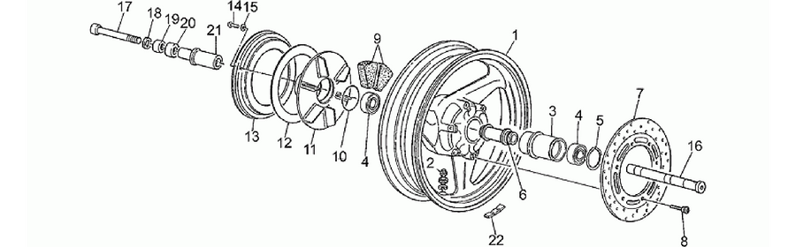 Rear wheel