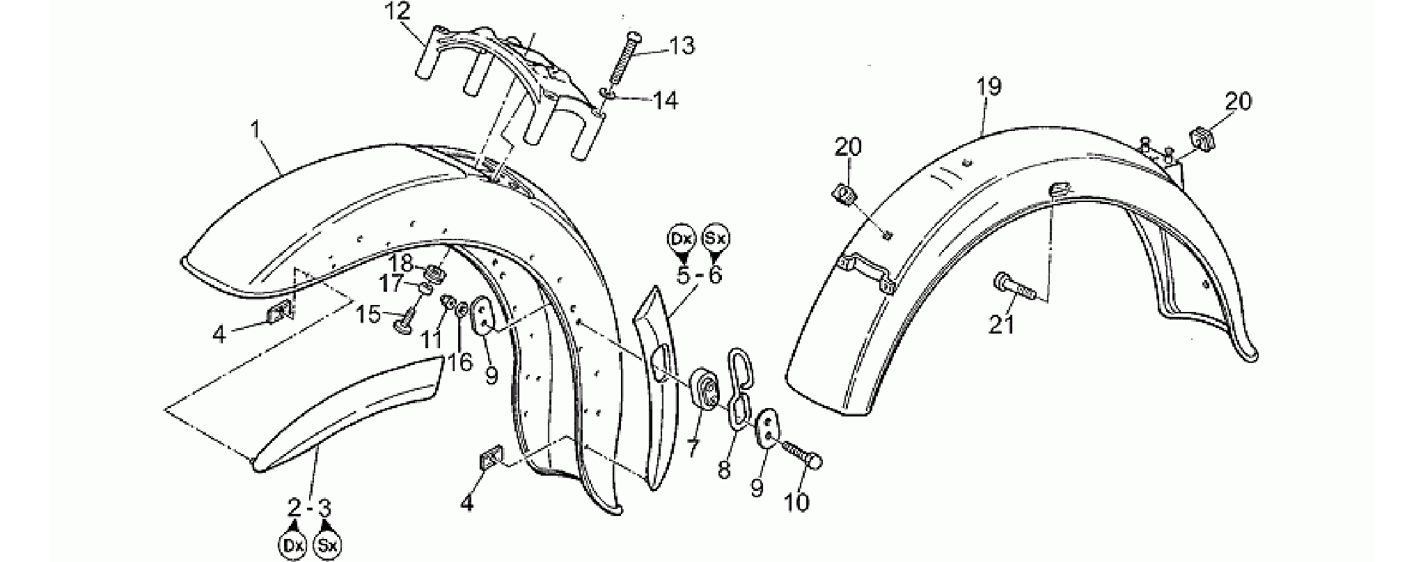 Front/Rear mudguard