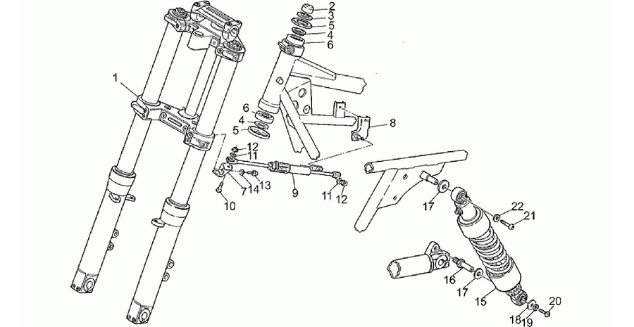 Front/rear shock absorber