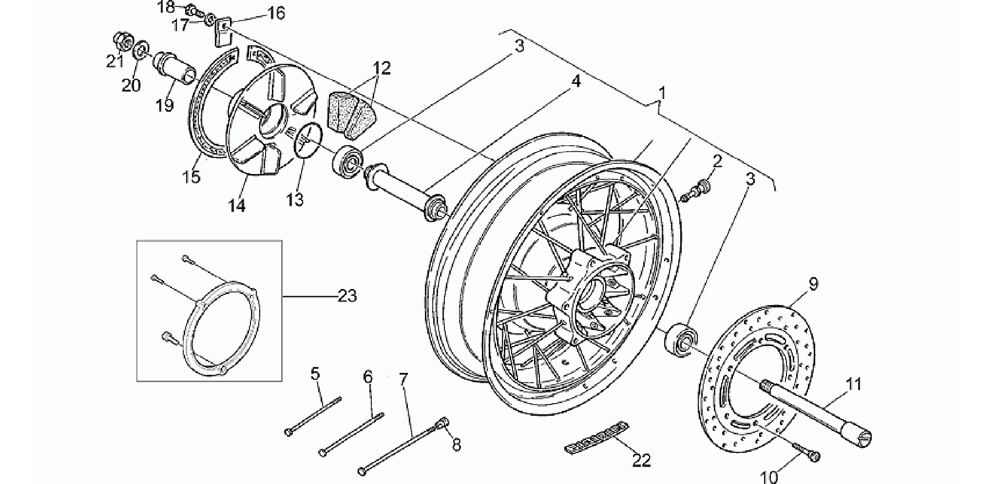 Rear wheel