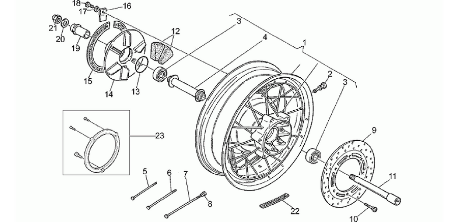 Rear wheel