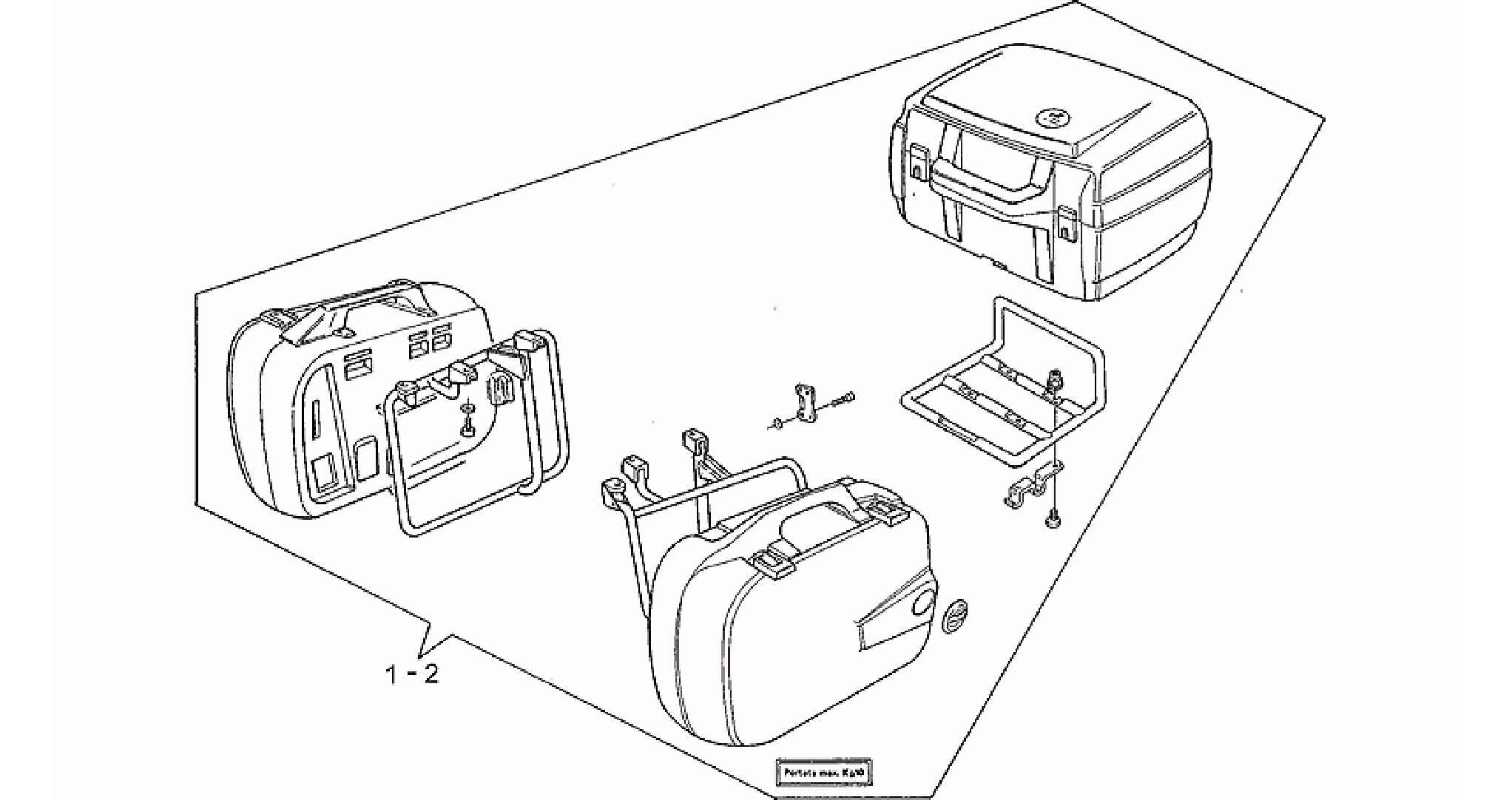 Side cases - Top box