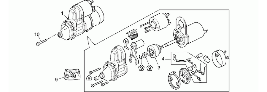Starter motor