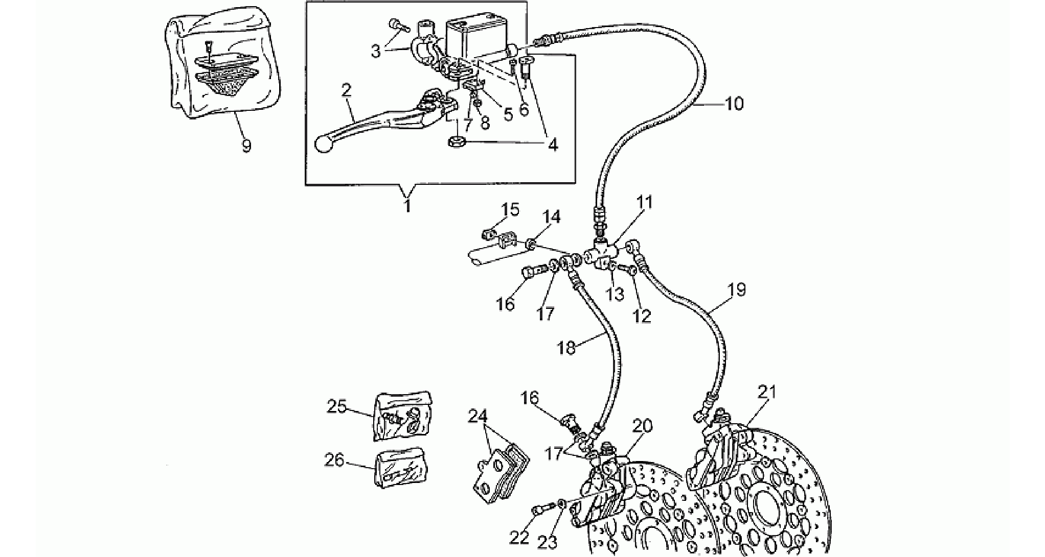 Front brake system