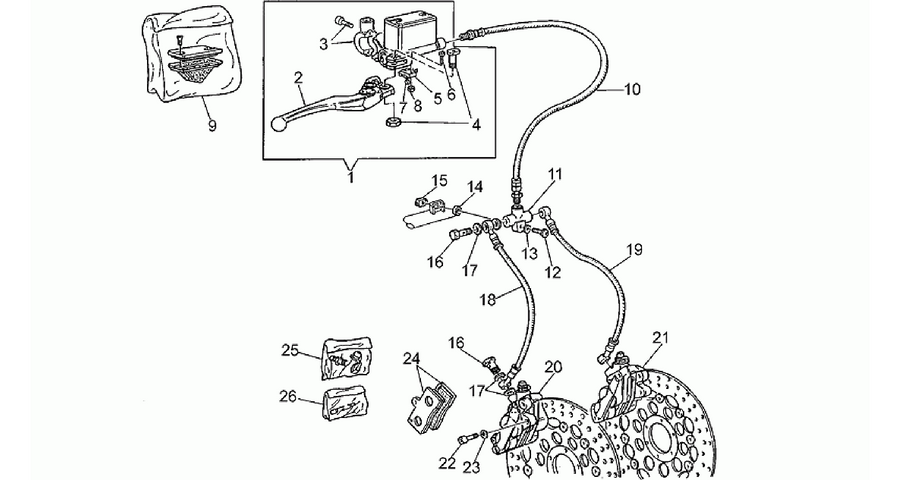 Front brake system