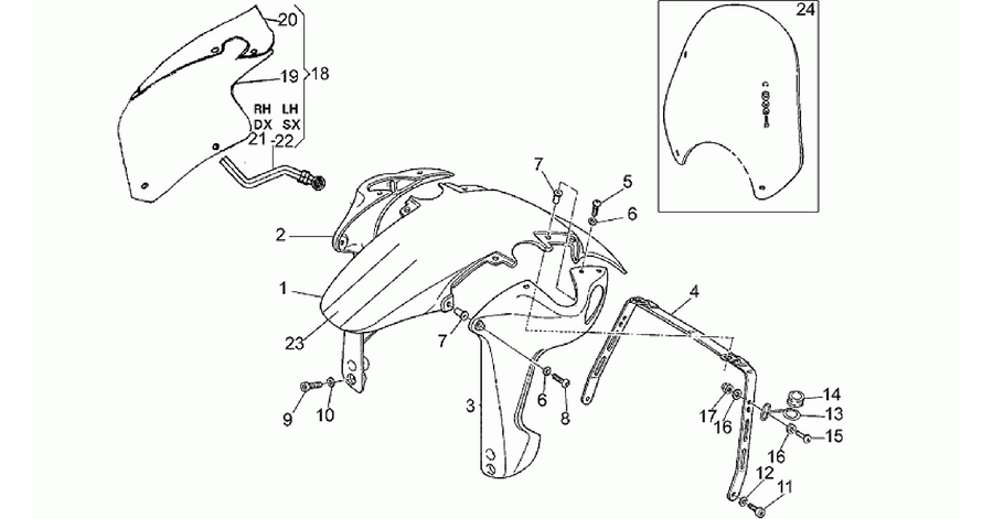Front mudguard
