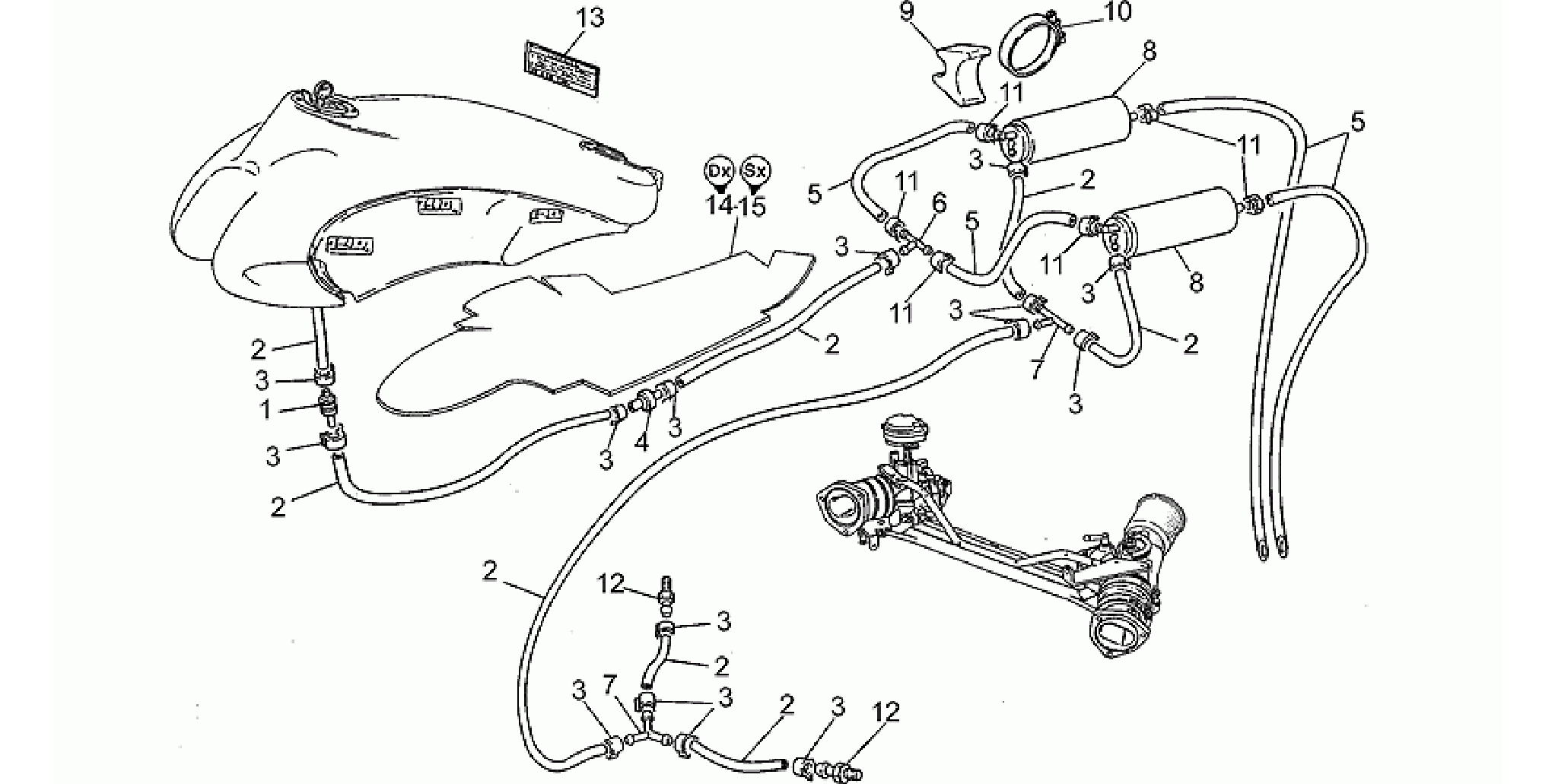 Fuel vapour recover system