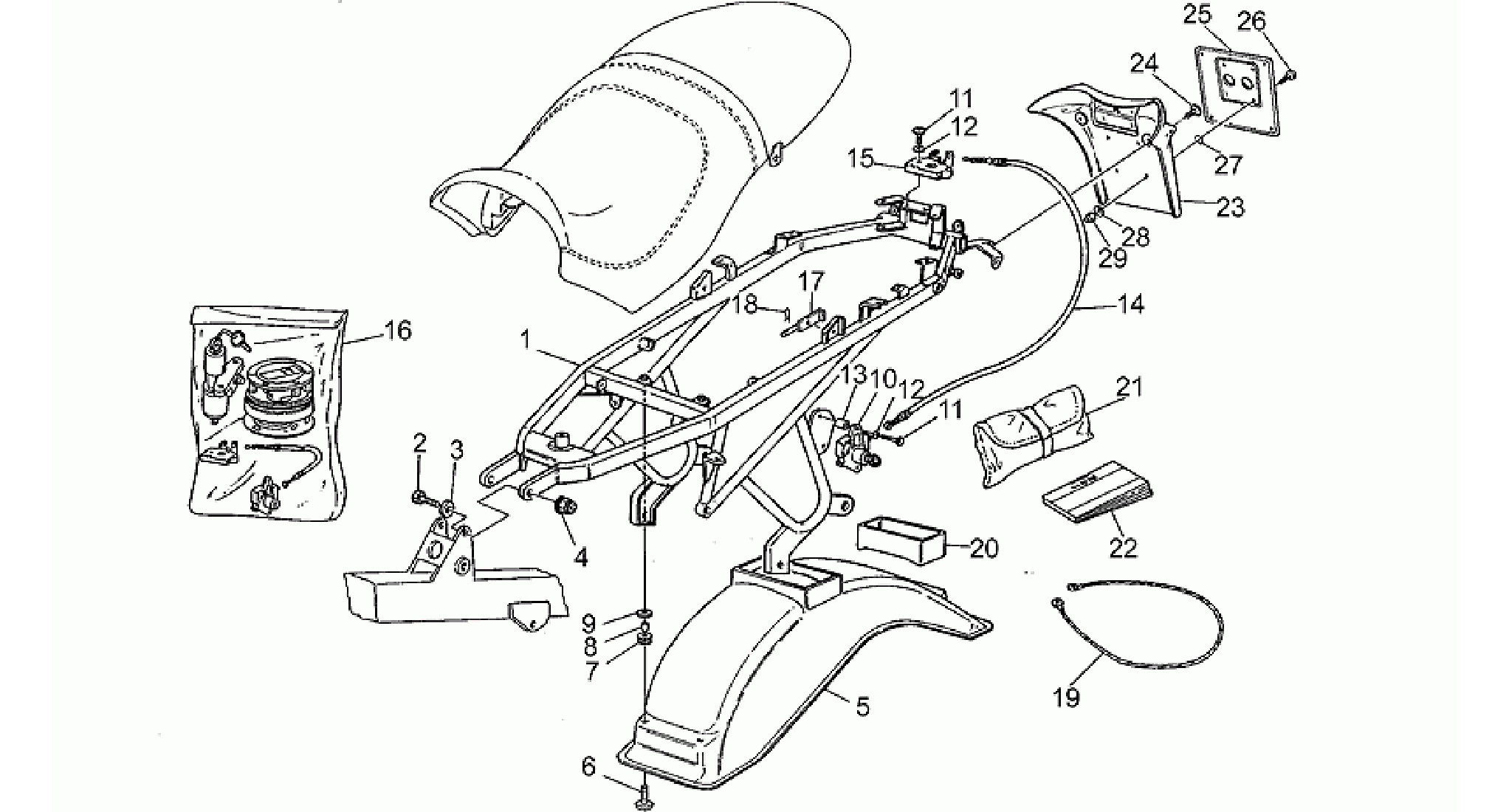 Rear body - Rear fairing