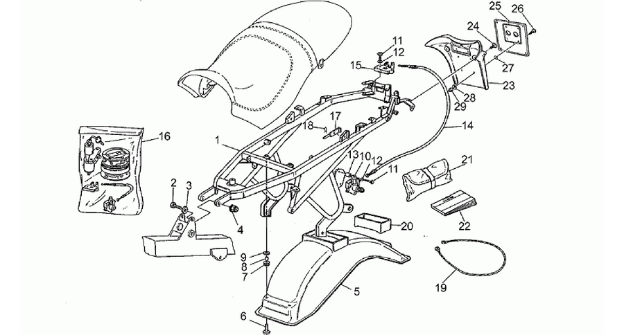 Rear body - Rear fairing