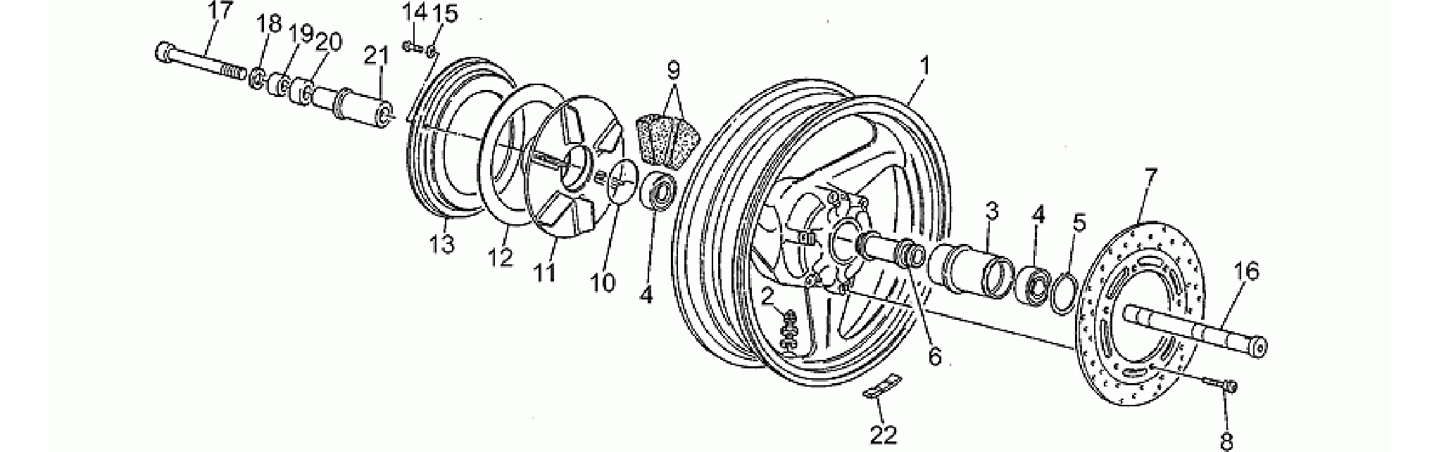 Rear wheel