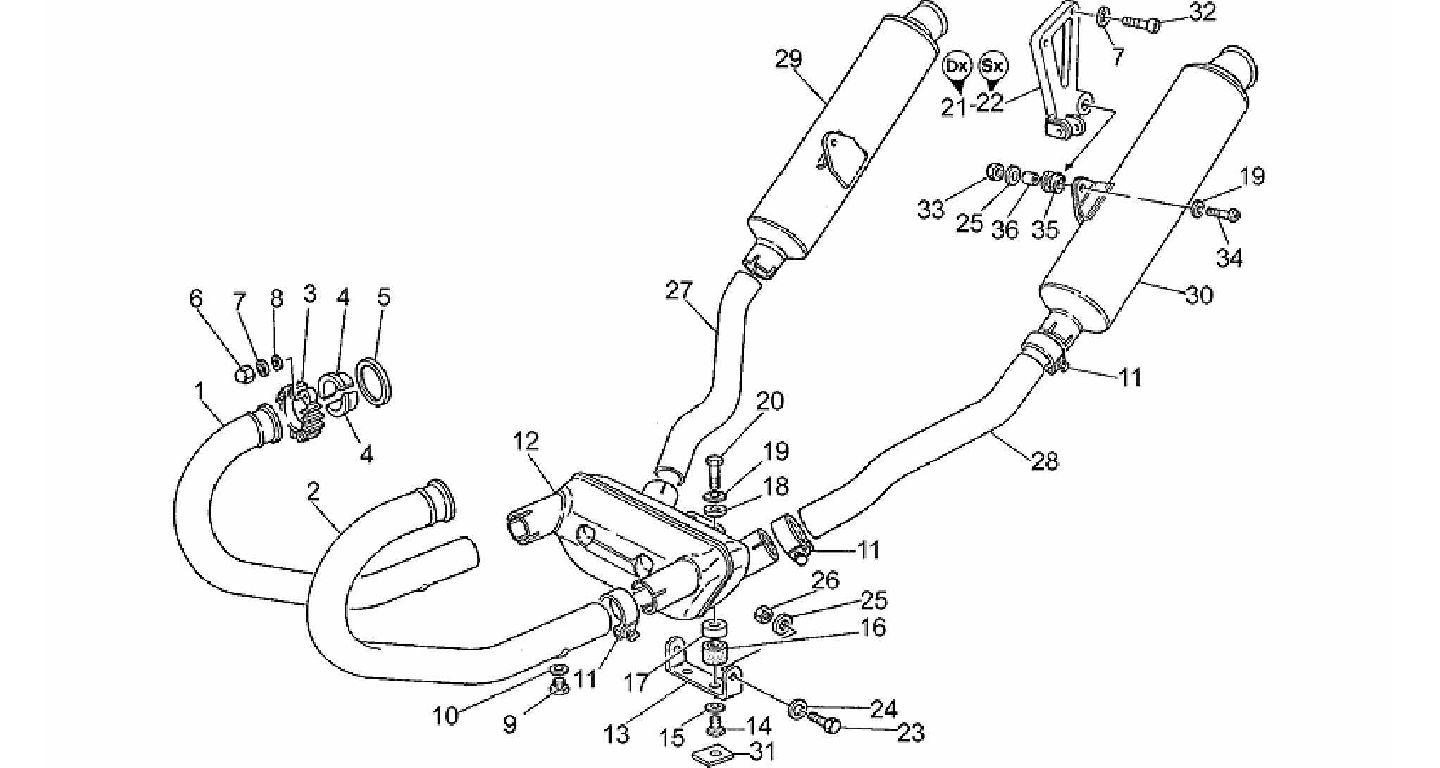 Exhaust unit
