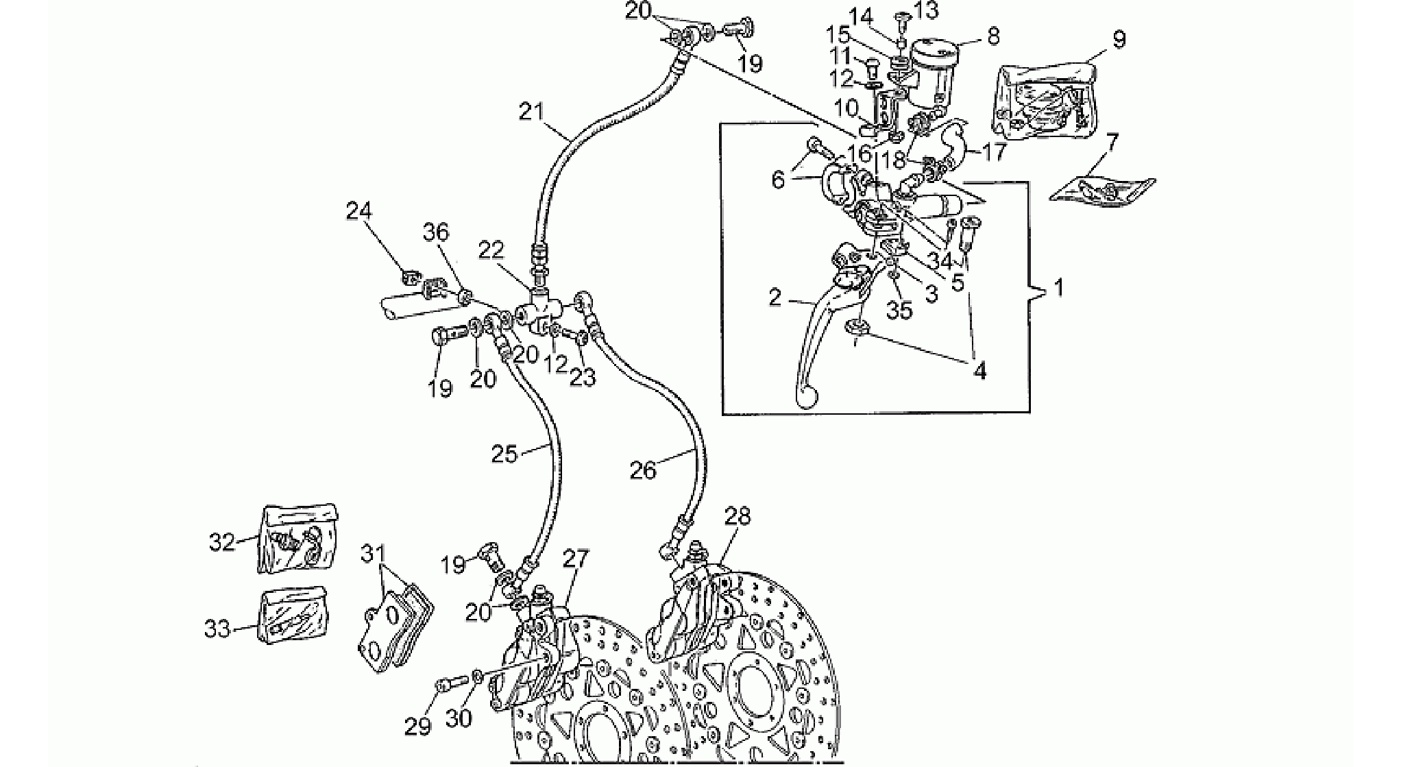 Front brake system